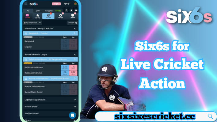 Elevating Cricket Enthusiasm: Exploring Six6s for Live Cricket Action and Online Betting Thrills